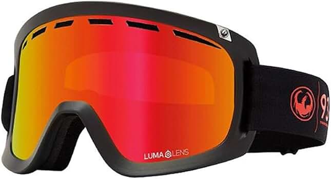 ドラゴン ゴーグル D1 OTG BLACK LUMALENS RED ION ドラゴン