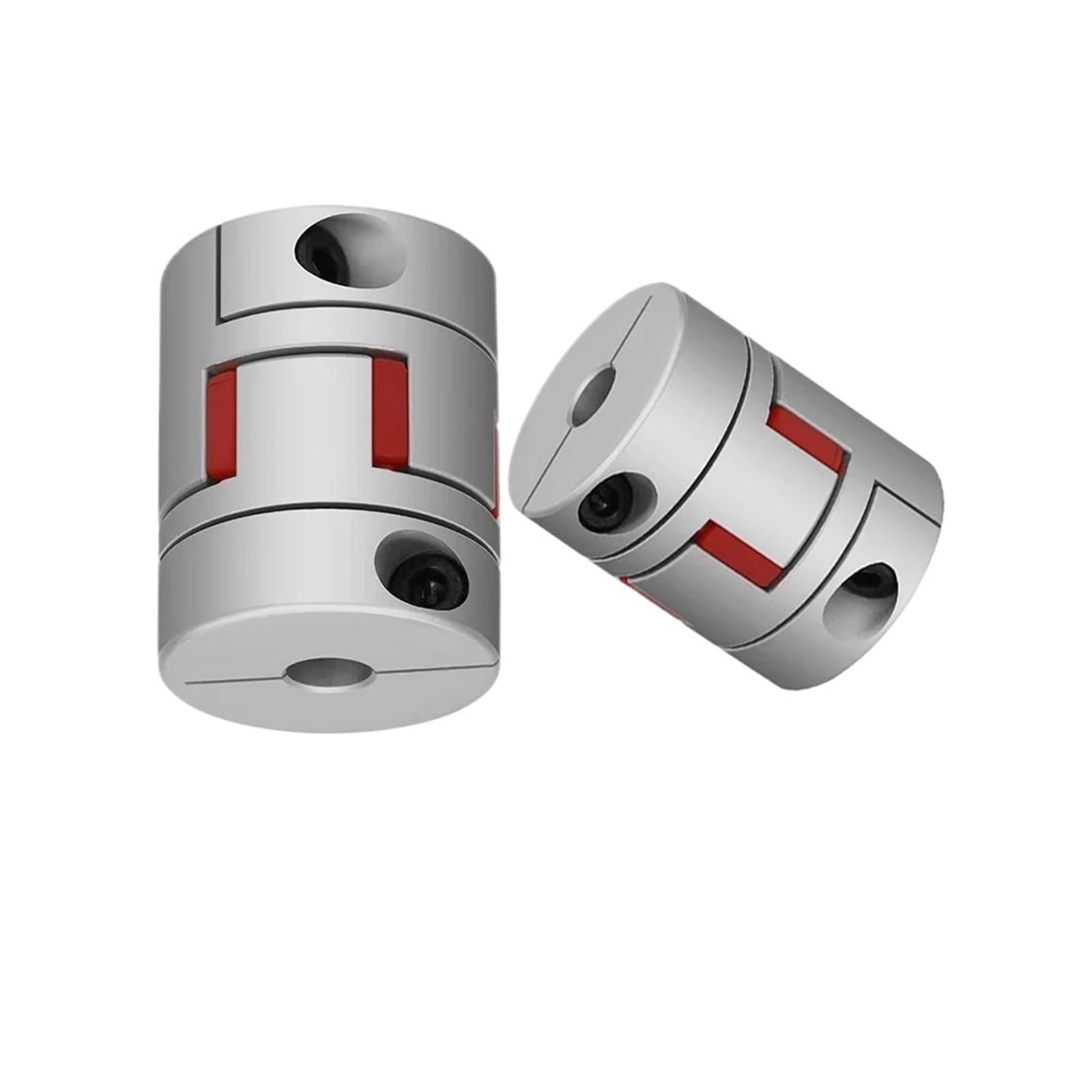 Acoplador de dos mandíbulas D20L30 D20 L30, eje flexible de aluminio, conector de motor de acoplamiento BW, almohadilla de goma sólida de 3mm-10mm, 1 ud.