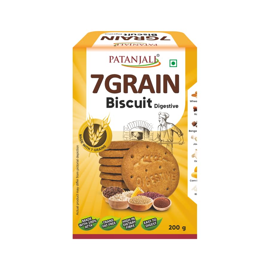 See full amazon price history chart for Patanjali 7 Grain Biscuit Digestive- Vanilla, 200 Gram Patanjali 7 Grain Biscuit Digestive- Vanilla, 200 Gram (B0CKW6Z2JL) Amazon Price History, Amazon Price Tracker