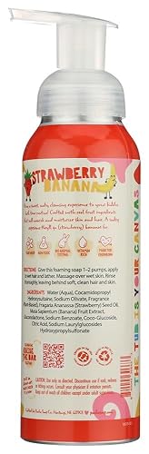 Miniatura 4 de Pacha Soap Kids Strawberry Banana 2 en 1 Champú y gel de baño, 12 Fz