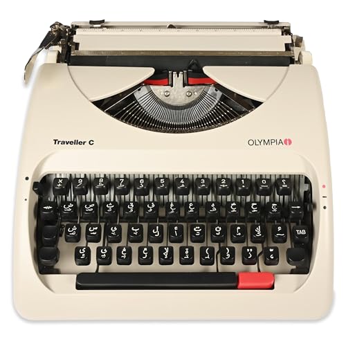 OLYMPIA® Manual Traveler C Typewriter, Arabic Language, Size