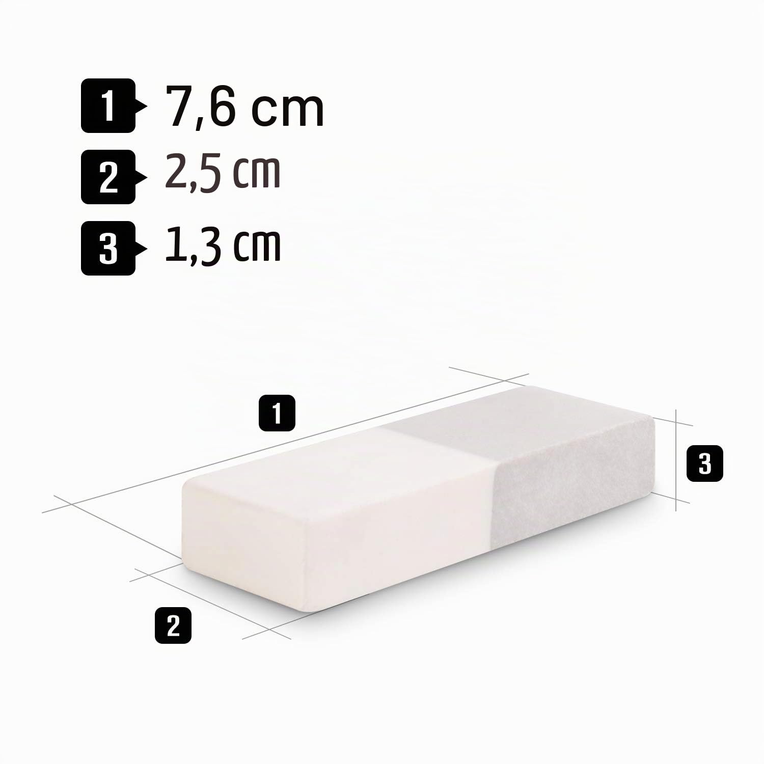 Kit de nettoyage Care Guys pour daim et nubuck : Brosse en crêpe résistante avec gomme de nettoyage.