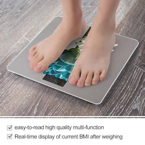 Báscula digital de baño con plataforma ancha y alta precisión miniatura 5