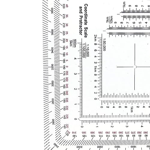 Regla Cuadrada para Medición en Navegación y Topografía miniatura 4