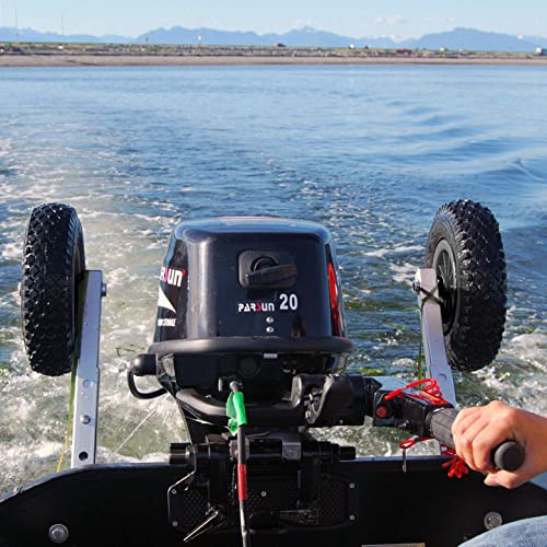 Roues de mise à l'eau Seamax 14 pouces réglables 4 positions pour charge maximale - 7