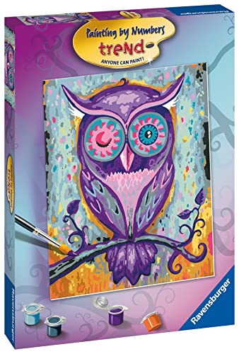 Ravensburger Dreamy Owl Paint By Numbers Kit For Children - Painting Arts And Crafts For Kids Age 12 Years Up, Purple #TOP5
