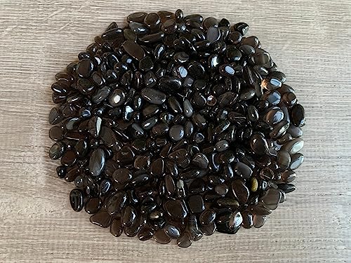 Assorted Chips – Natural Mini Assorted Stones, Crushed Undrilled Assorted, Semi-Tumbled Genuine Mixed Chips (5 lbs Bulk)