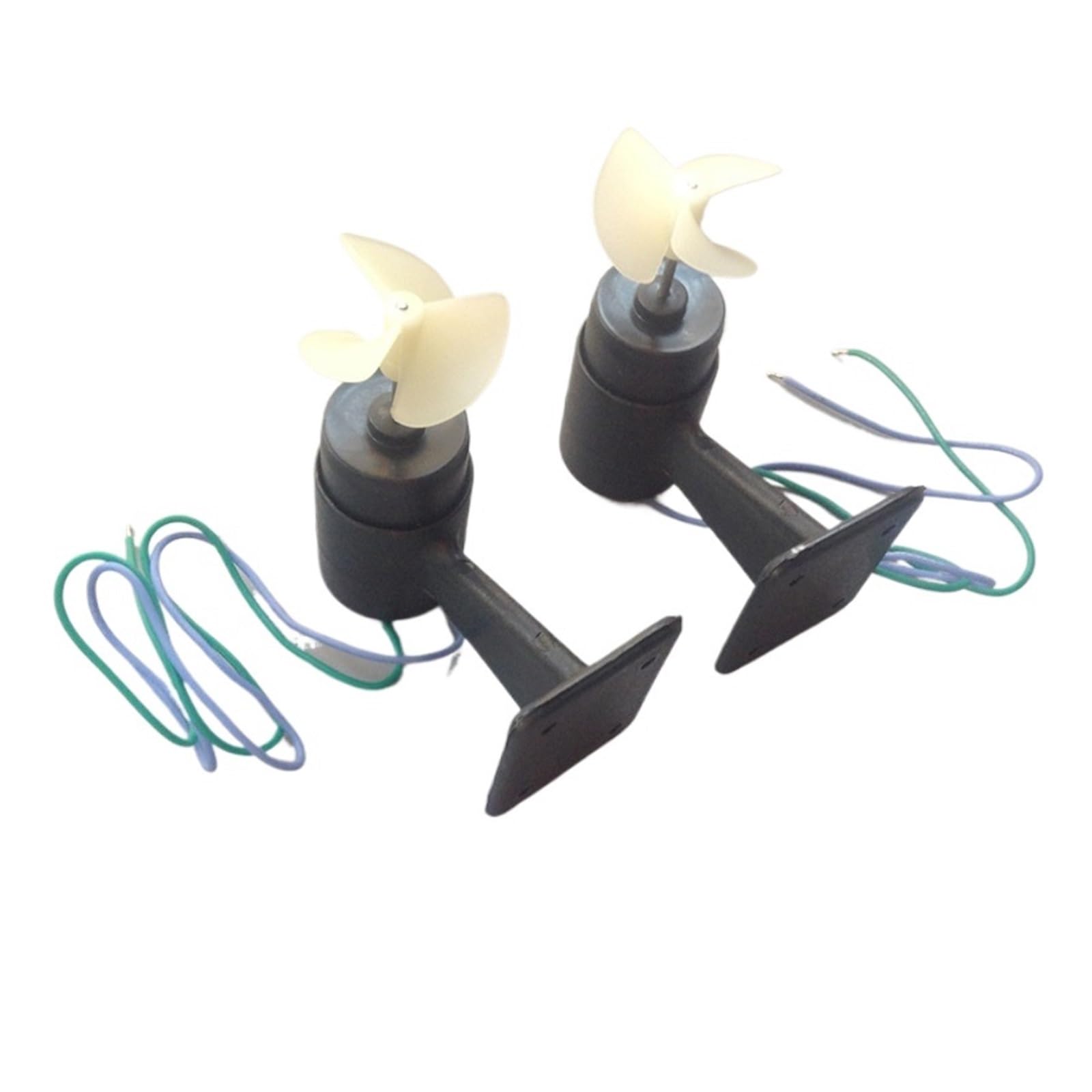 DC 7V-12V 3A 80W Underwater Thruster Waterproof Brushed Motor 3-blade Propeller 12000 RPM No-load Speed for RC Bait Boat Parts