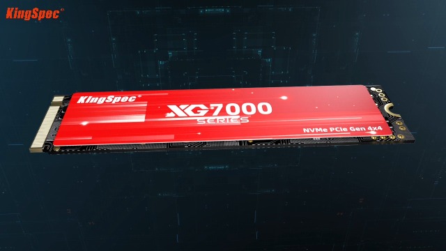 ド*ん様 KingSpec XG7000 1TB SSD M.2 NVMe KingSpec 1TB NVMe SSD PCIe Gen4 x4 Up to 7400MB/s M.2 2280