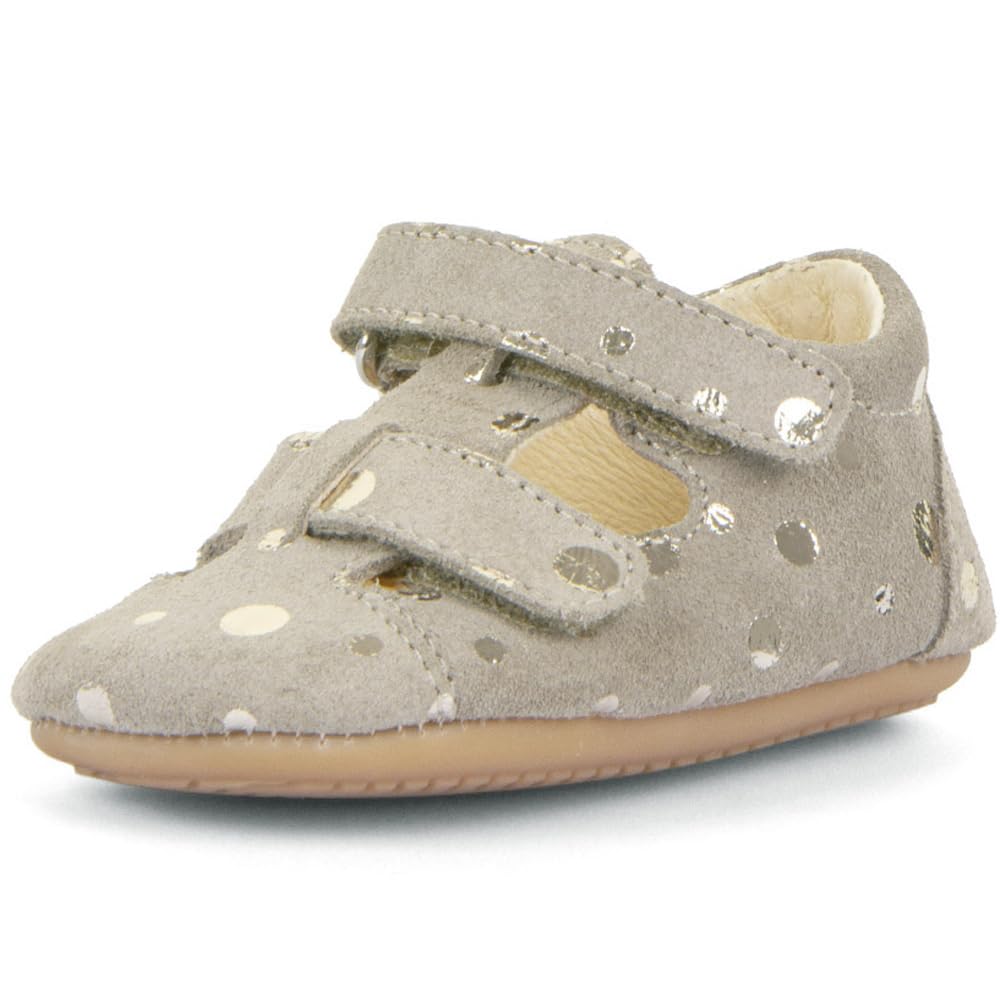 Froddo Prewalkers Sandal G1140003 Baby Erste Schuhe aus Leder, Graubeige (Beige), Gr. 22