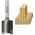 IVY Classic 10813 23/32-Inch Carbide Mortising Router Bit FOR 3/4-INCH PLYWOOD, 1/4-Inch Shank, 1/Pouch
