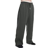 Men's Baggy Sweatpants Fleece Casual Pants Elastic Waist Athletic Workout Jogger Sweat Fall Winter 2025