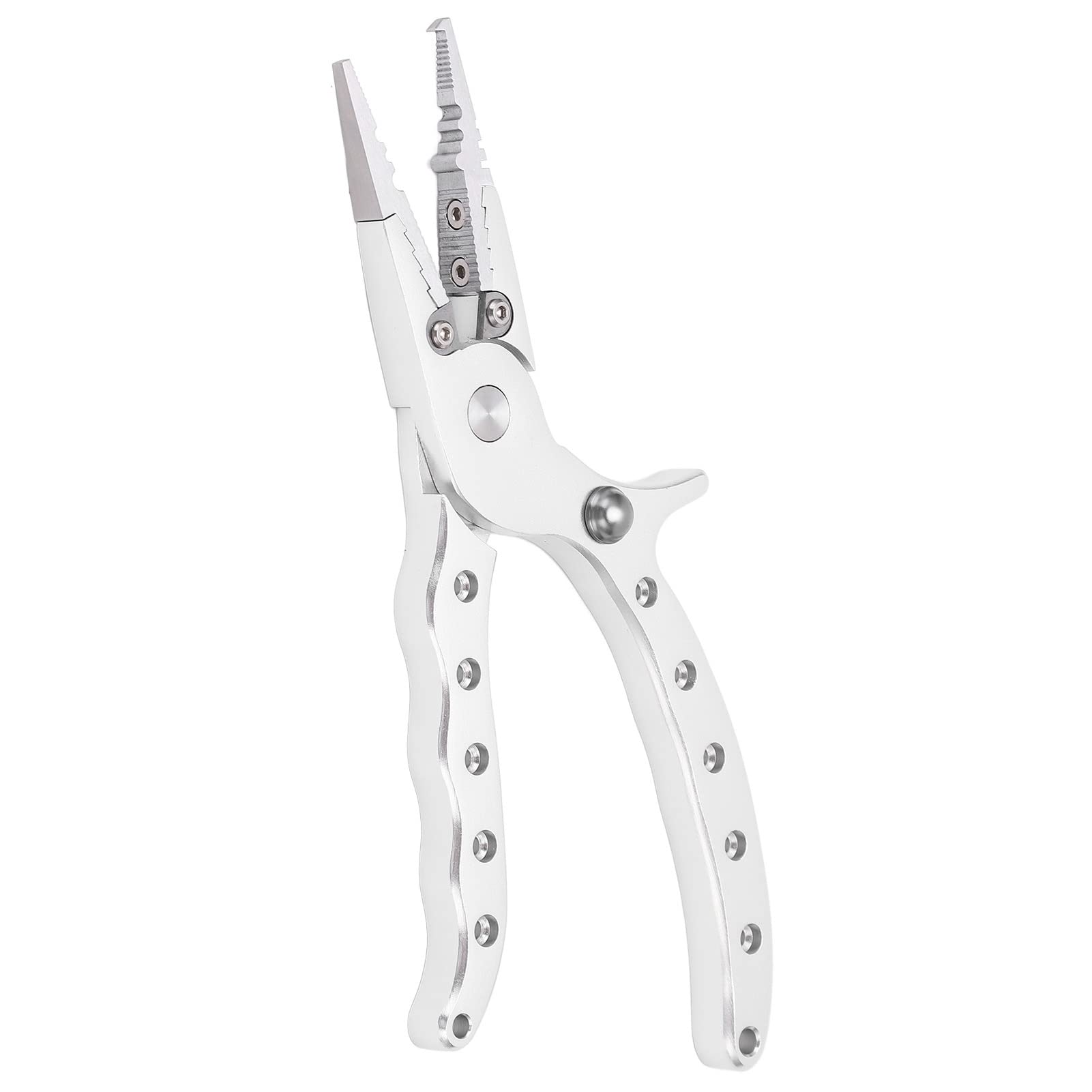 Changor Pinze da Pesca in Acqua Salata Ergonomiche in Alluminio Resistente per gli Appassionati di Pesca, Strumenti da Multifunzione, 1 Confezione
