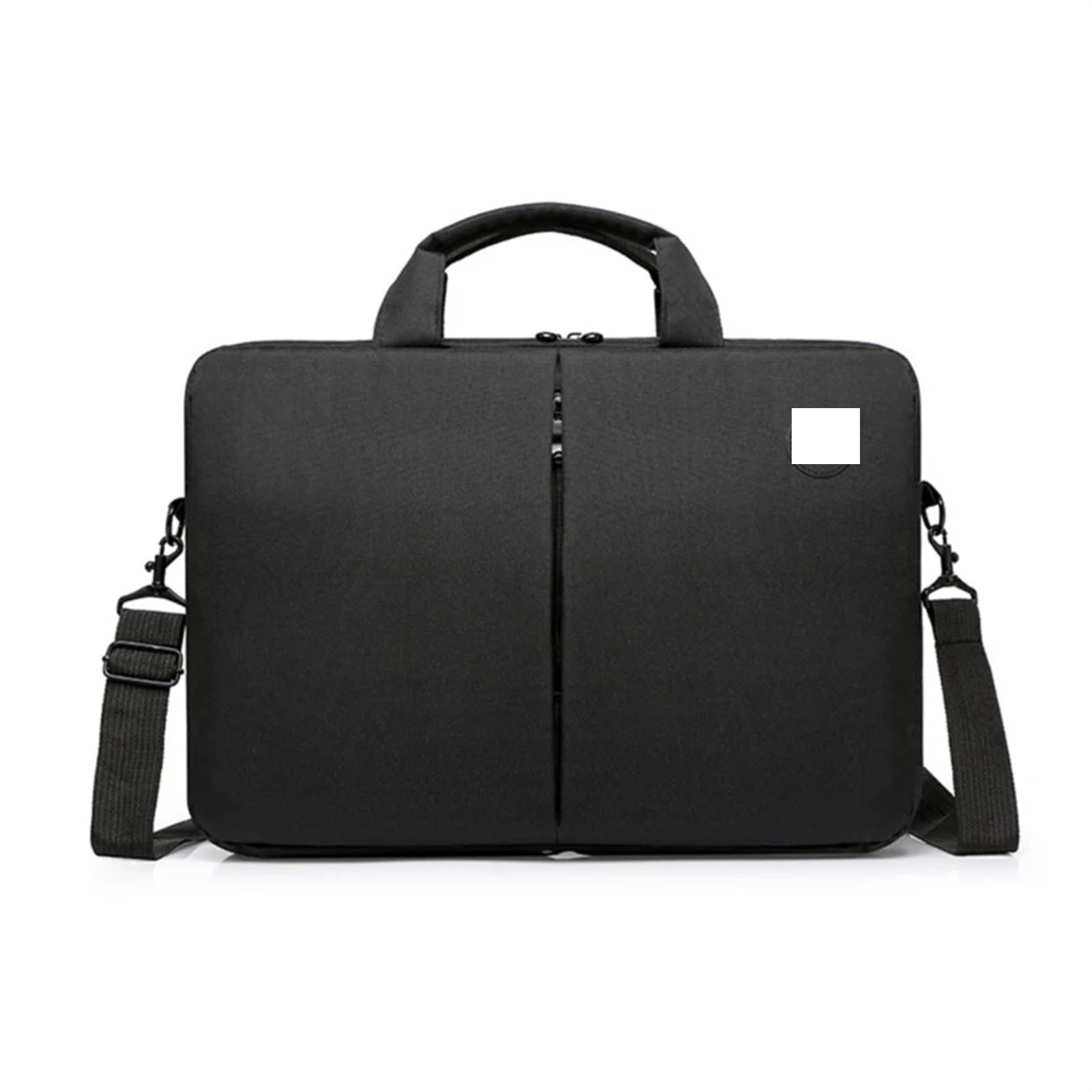 Borsa for computer for for a tracolla for laptop da 15,6 pollici Grande capacità per Computer Compatibile(BLACK)