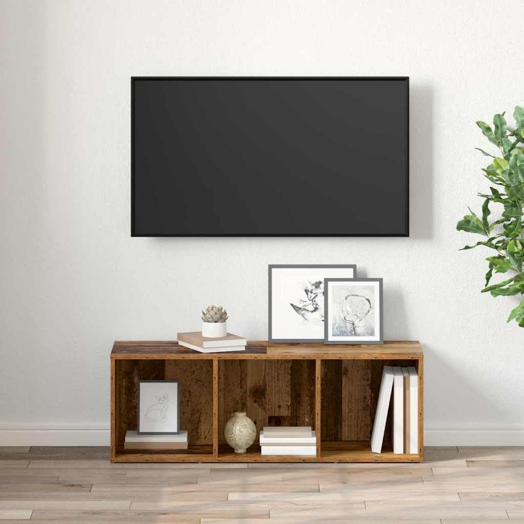 Mobile TV a parete, marrone, 72 x 35 x 37 cm, in legno