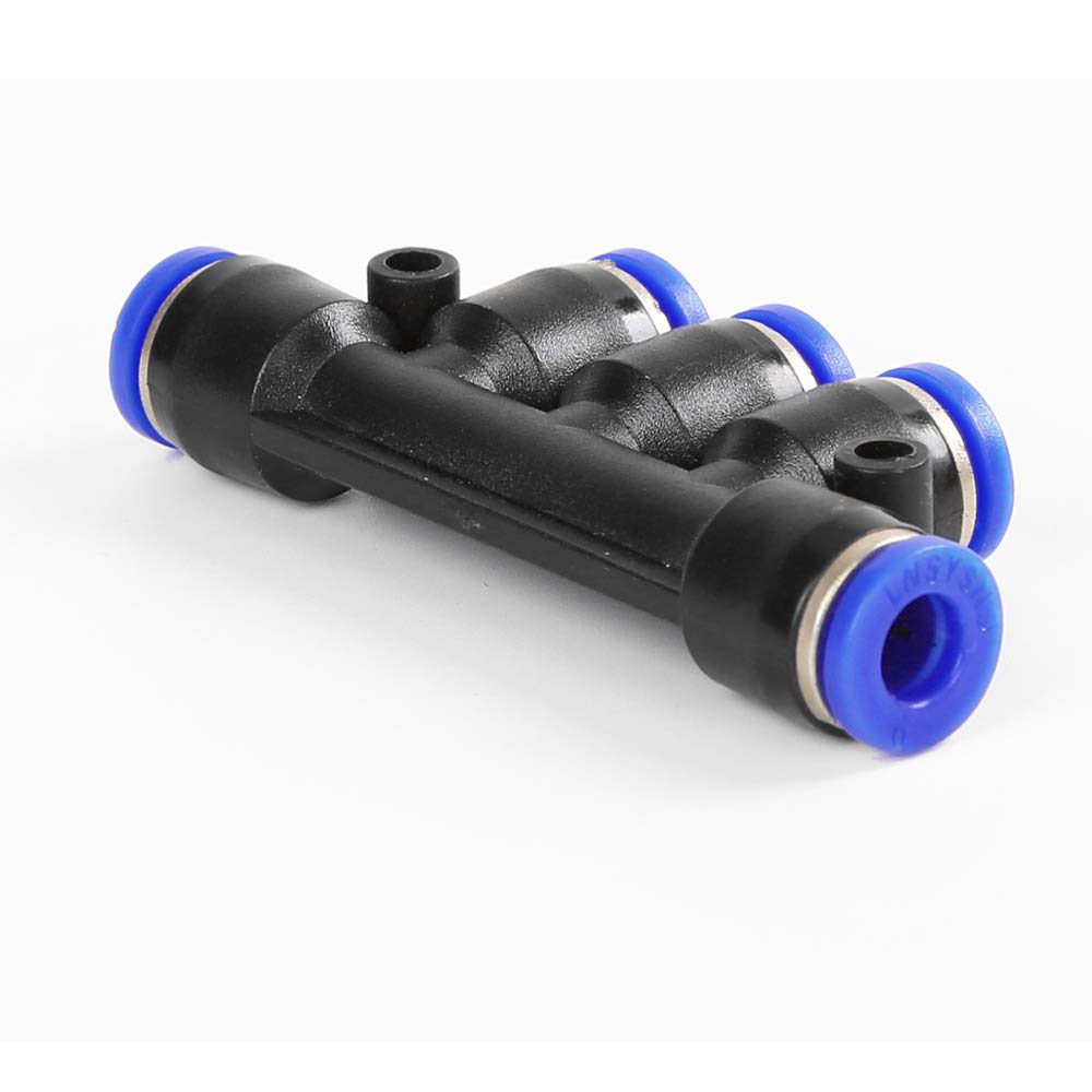 Raccords En T Pneumatiques 4 Mm - Lot De 10 Pour Tuyaux Air Comprimé, Outils Pneumatiques