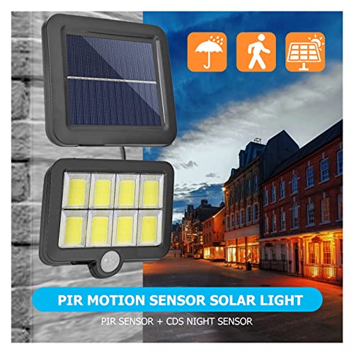 Luz de pared solar 72COB con sensor de movimiento y 3 modos de iluminacion 3