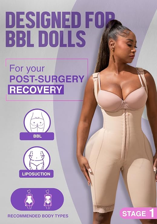 Image of Snatched Body Stage 1 Faja Post Surgery, Fajas Colombianas Moldeadoras