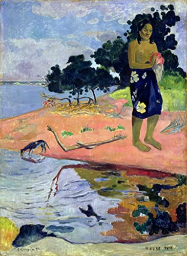 Affiche en toile Haere Pape de Paul Gauguin | Peinture murale d'art 60x90cm