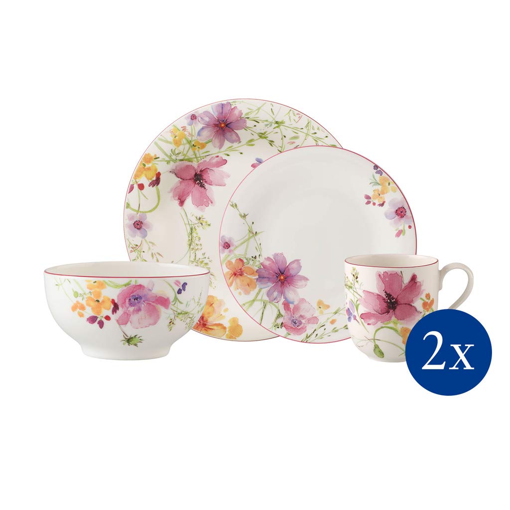 Villeroy & Boch - Vajilla (8 piezas)"Mariefleur" porcelana