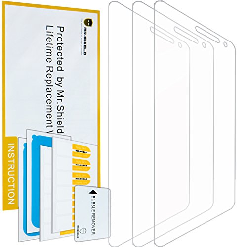 Mr.Shield Designed For Asus Zenfone 3 (5.2 Inch ZE520KL) [Will Not fit for 5.5 Inch Version] Premium Clear Screen Protector [3-PACK] with Lifetime Replacement