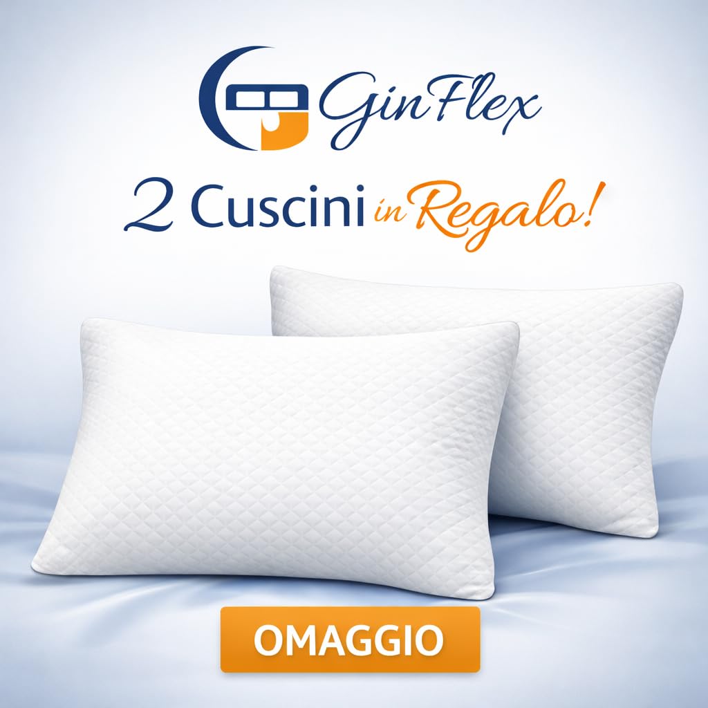 Materasso Matrimoniale Molle Insacchettate e Memory 160x190 H26 SFODERABILE + 2 CUSCINI OMAGGIO | Antiacaro, Anallergico | Struttura indeformabile Memo Pocket 800 (Altezza: 26cm, 160x190)