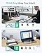 Phomemo M08F Portable Thermal Printer - Wireless A4 Mobile Printers for Home Use Office Vehicles Car Tattoo Stencils, Bluetooth Inkless Printer Compatible with Phone & Laptop
