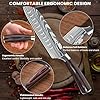 MDHAND-7-Santoku-Knife--Ultra-Sharp-Japanese-Chef-Knife-Forged-High-Carbon-German-Stainless-Steel-Chopping-Knife-with-Ergonomic-Pakkawood-Handle-Design-Gifts-for-Women-and-Men MDHAND 7" Santoku Knife - Ultra Sharp Japanese Chef Knife - Forged High Carbon German Stainless Steel Chopping Knife with Ergonomic Pakkawood Handle Design, Gifts for Women and Men