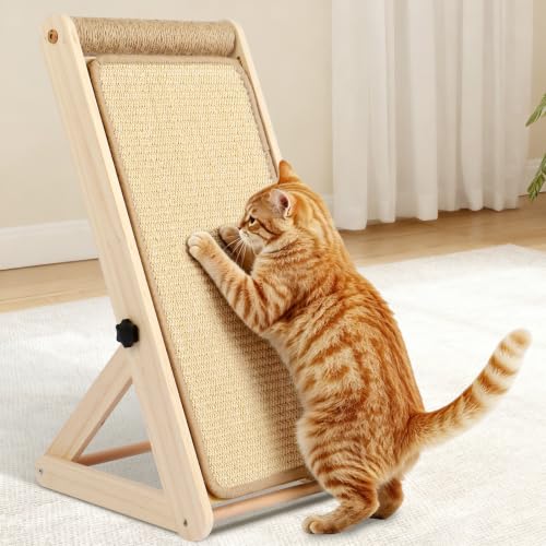 Vesper Wooden Smart Cat Scratcher