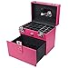 SHANY Color Matters - Makeup Travel Case Nail Accessories Organizer and Makeup Train Case - Makeup Storage Box - Sugar Gum