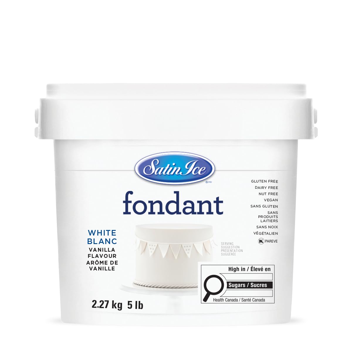 Satin Ice Black Fondant, Vanilla, 1 Kilogram — view 41