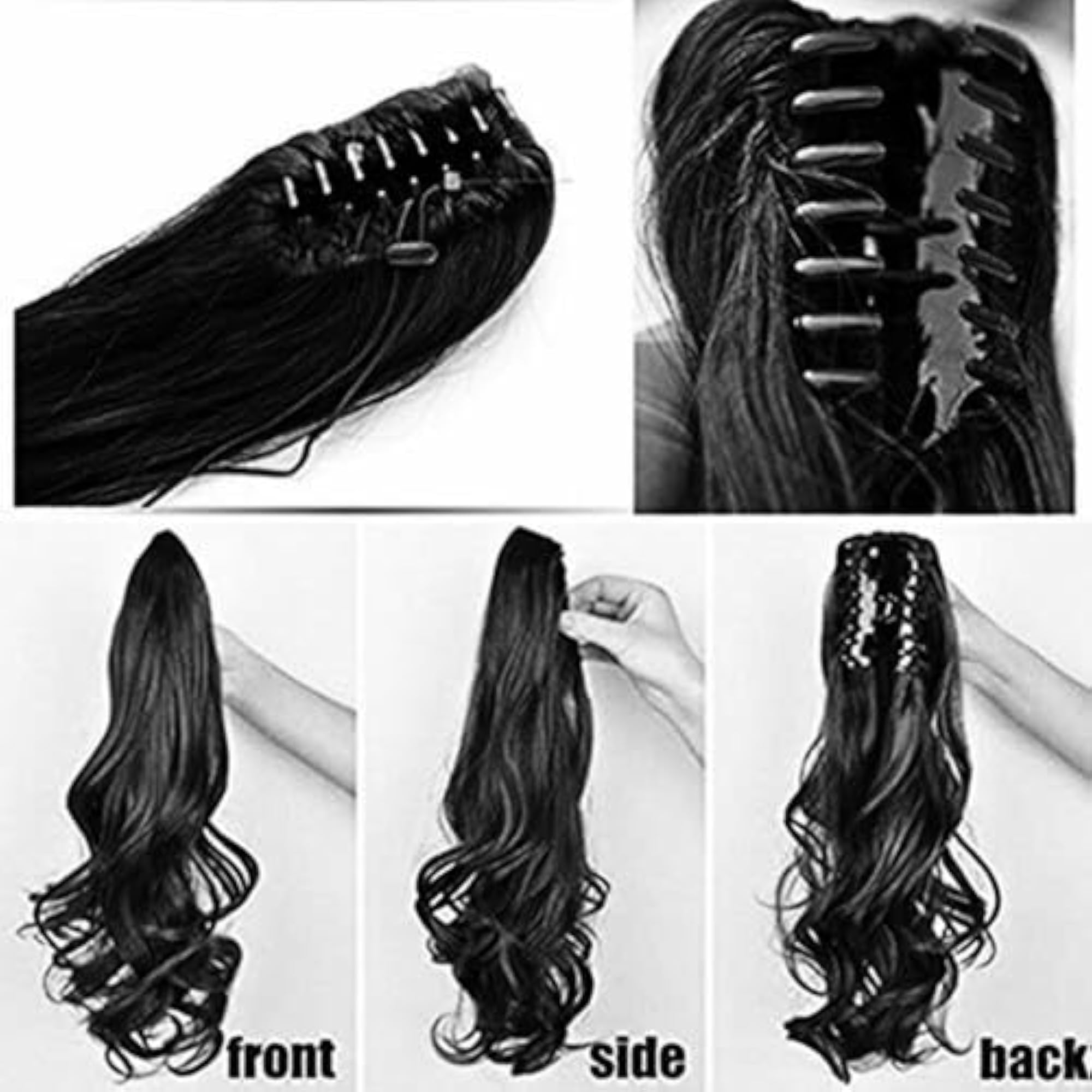 Clutcher Ponytail Hair Extension for Women, Natural Look