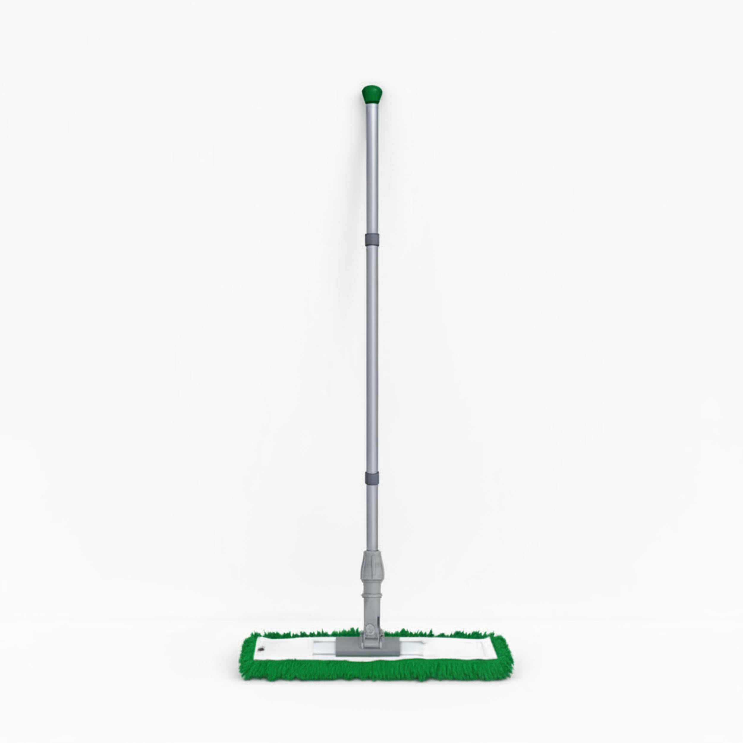 Abbey 40cm Flat Mop for Floor Cleaning - Heavy Duty Commercial Green Sweeper Mop Kit with Handle and Frame - Floor Dusters for Wooden Floors and Hard Floors
