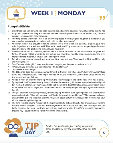 4th Grade Common Core ELA (English Language Arts): Daily Practice Workbook | 300+ Practice Questions and Video Explanations | Common Core State ... Standards Aligned (NGSS) ELA Workbooks) - Thumbnail 5