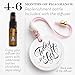 Luxury Car Air Freshener for Women - Refillable & Portable Essential Oil Fragrance Diffuser - Cute Car Accessories & Interior Decor - Mirror Hanging or Vent Clips - Pink Heart Charm, Rose Scent