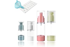 4-Pack Plastic Travel Bottles: Say Goodbye to Liquid Spills and Travel Worries