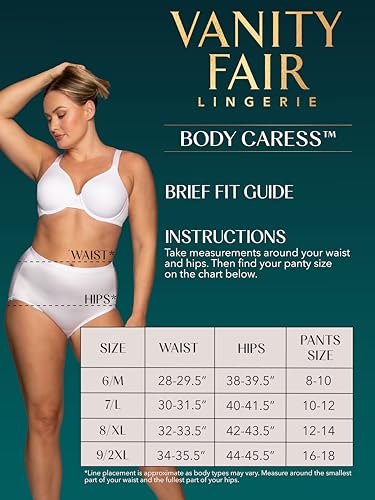 Image of Vanity Fair Women's Body Caress Brief Panty 13138