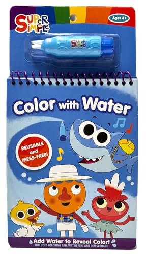 Image of Super Simple Color with Water (Super Simple Kids Coloring Books)