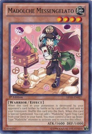 Amazon.com: YU-GI-OH! - Madolche Messengelato (ABYR-EN027) - Abyss
