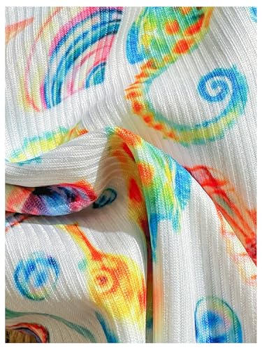 Milumia Women's Printed String Triangle Bikini Top Tie Backless Halter Cute Boho Swimsuit Tops4