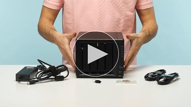 Synology DS418 4ベイデスクトップNASエンクロージャ Synology DiskStation DS418 DiskStation ホーム&SOHO向け 4ベイ