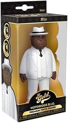 POP Funko Pop Vinilo dorado Biggie Smalls - Traje blanco de 5 pulgadas multicolor estándar 56715