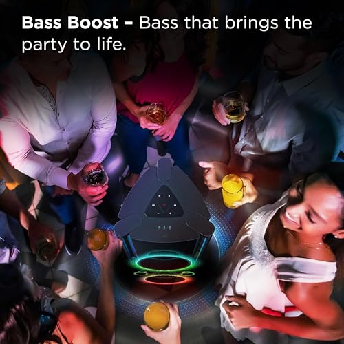 TCL TP200K Portable Bluetooth Party Speaker with 5 RGB Dynamic Light Shows, 12 Hr Battery, and IPX4 Splash-Proof Rating - image 7