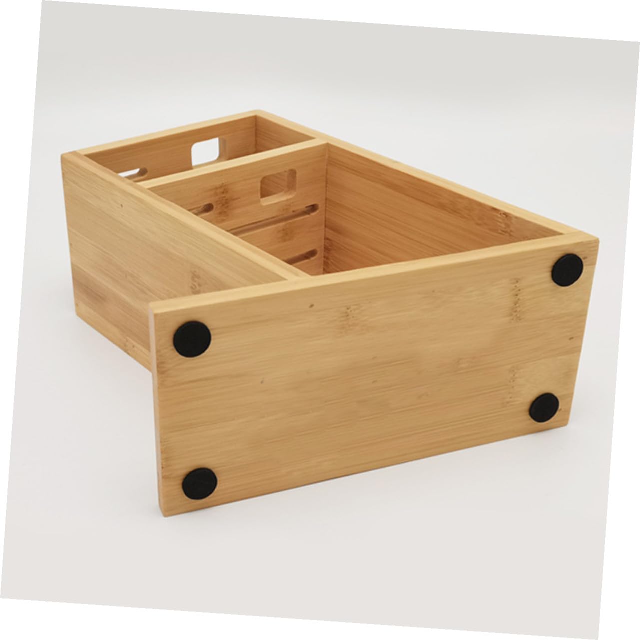 Support pour Couteaux en Bambou, Porte-ustensiles Multifonction