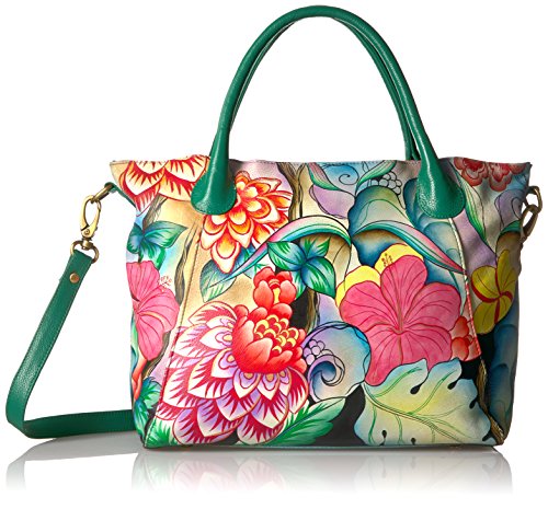 Preisvergleich Produktbild Anna by Anuschka Damen Umhänge-Handtasche, Wunderschöner Garten, Einheitsgröße