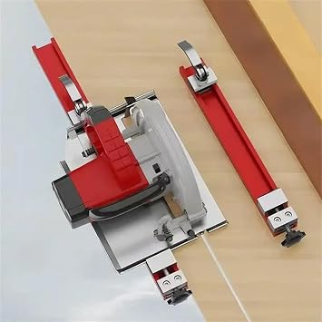 BVY Aluminum Alloy Circular Saw Guide Rail Fits 12" Saw Base - Precision Adjustable Cutting Machine Base Guide ,Electric Cutting Guide Specially Designed for Precision Cutting and Milling Tasks