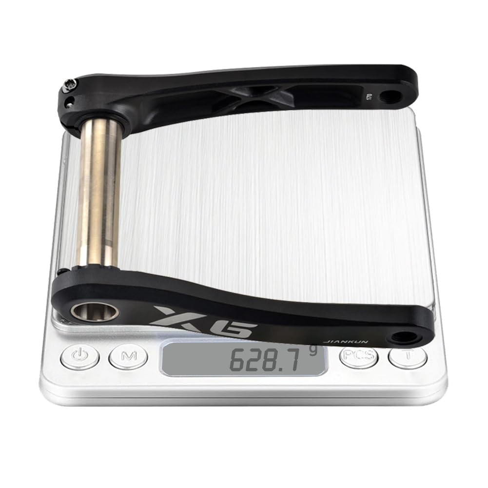 Guarnitura per Mountain Bike a velocità Singola 170/175 mm Guarniture 30/32/34/36/38T Corona a Denti Stretti e Larghi Set di pedivelle Integrate Cave con Movimento Centrale BSA Adatto a 9-12