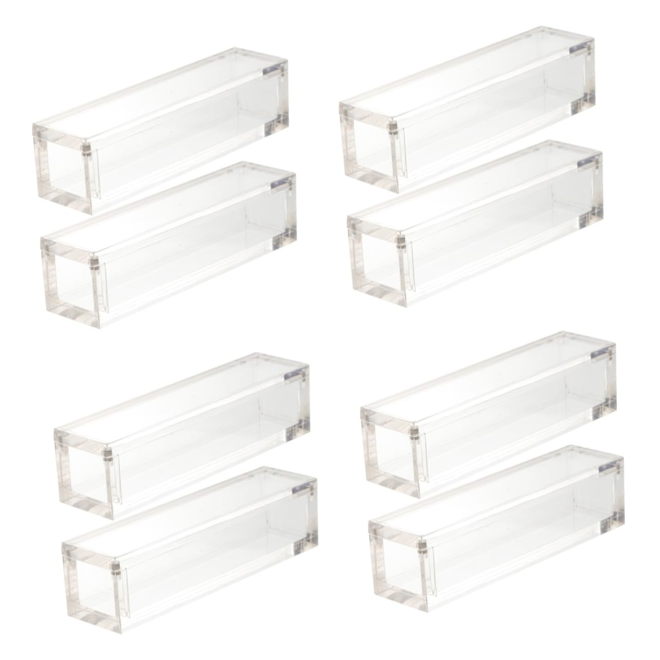 ibasenice Scatola Di Immagazzinaggio Dei Dadi Da 8 Pezzi Custodia Trasparente Per Dadi Organizzatore Di Dadi Magnetici Porta Dadi In Acrilico Custodia Per Dadi In Acrilico Scatole Di Dadi