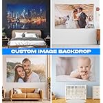 Personalized Custom Tapestry - Ships Next Business Day, Made in USA - Upload Your Own Image for a Unique Wall Hanging Backdrop, Perfect for Home & Living Room Decor, Bedroom Wall Art (50x60) - Image 2
