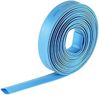 sourcing map Heat Shrink Tubing, 1/2"(12mm) Dia 2:1 Ratio Shrinkable Tube Cable Sleeve 7m - Black